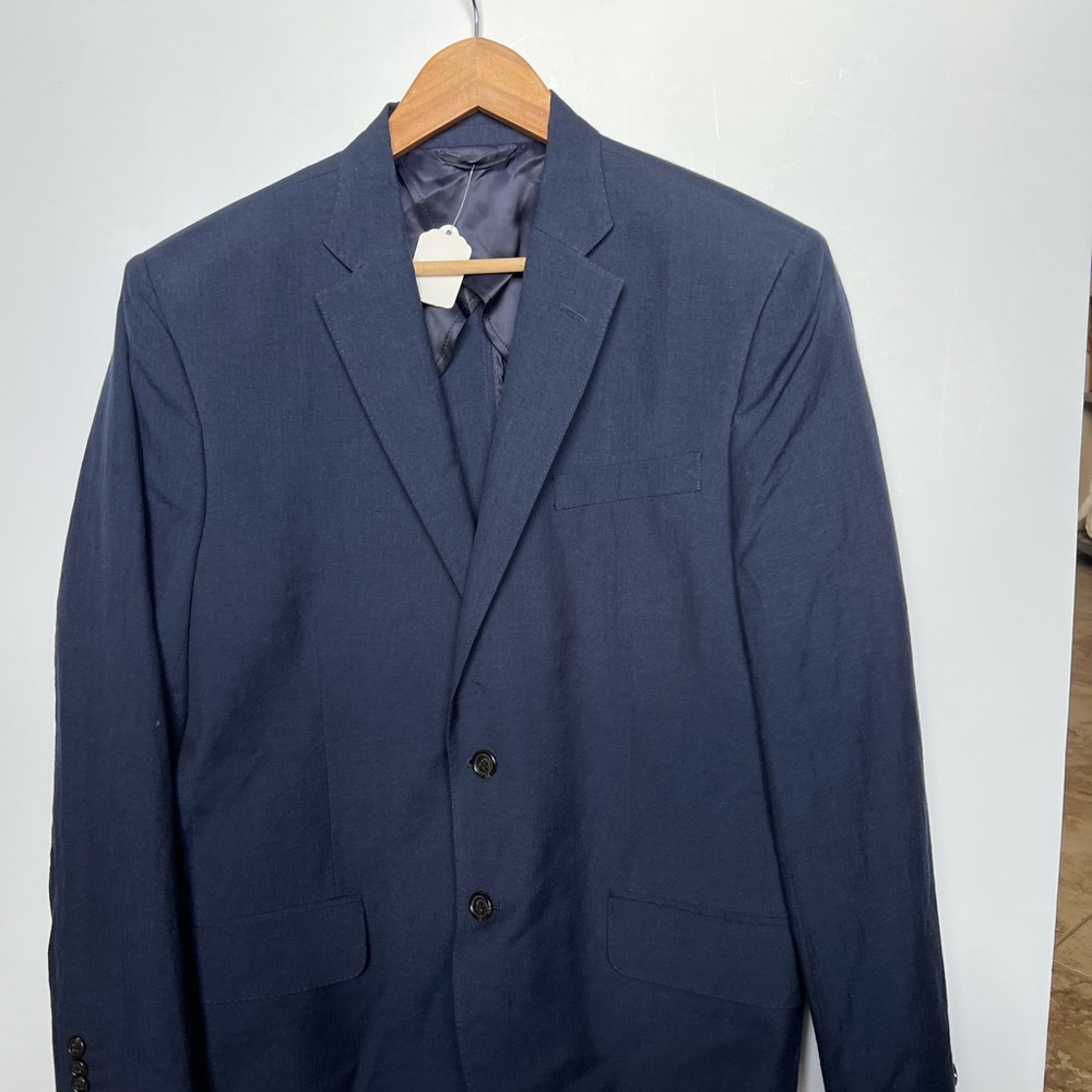 Lands' End Men's Dark Blue Blazer